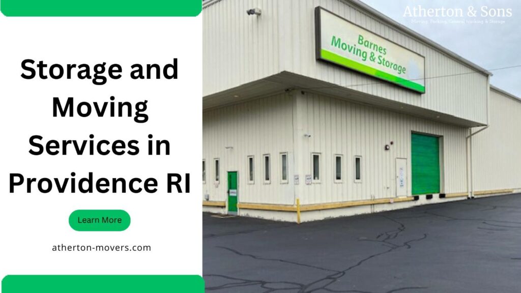 Storage and moving services in Providence RI
