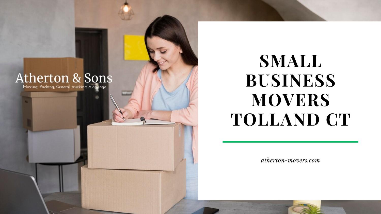 Small business movers Tolland CT
