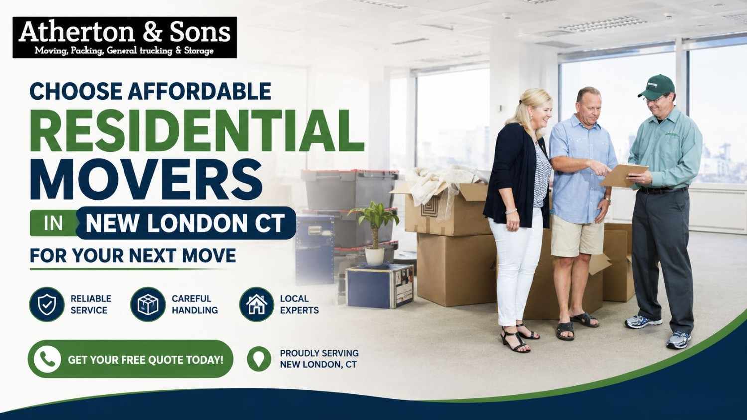 Choose Affordable Residential Movers in New London CT for Your Next Move