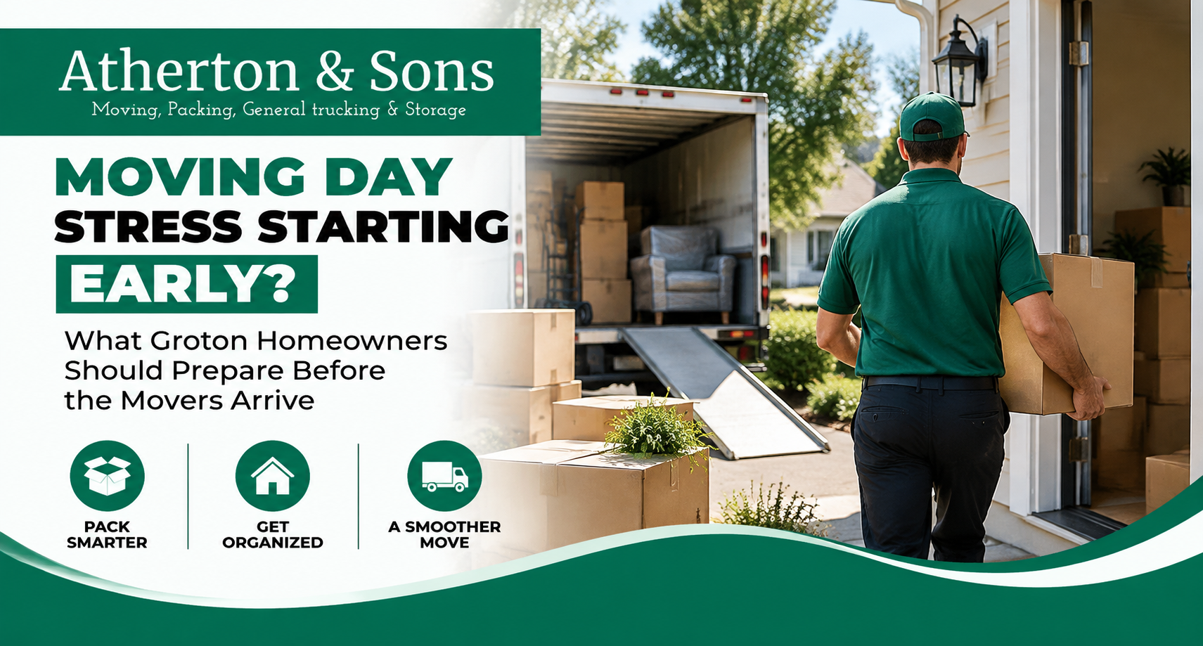 Moving preparation tips for Groton homeowners