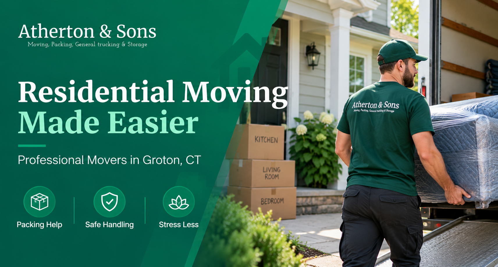 Residential movers in Groton CT